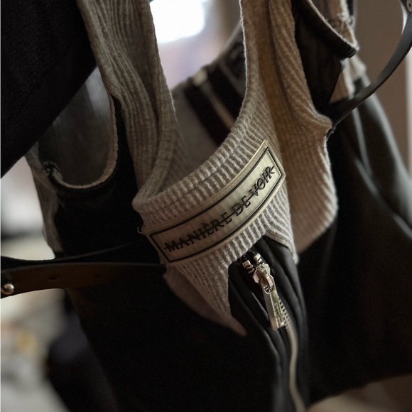 Maniere De Voir Black and Gray Tank Top - Picture 6 of 7